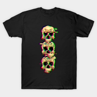 Glitch skull T-Shirt